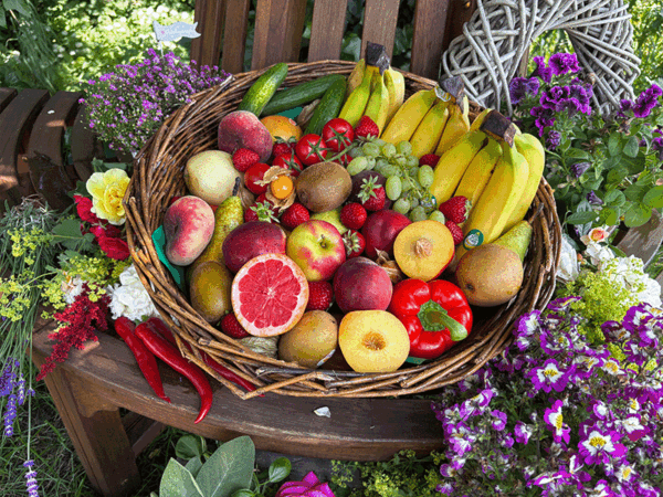 Obstkorb Büro 4a – Obst und Gemüse zum Snacken